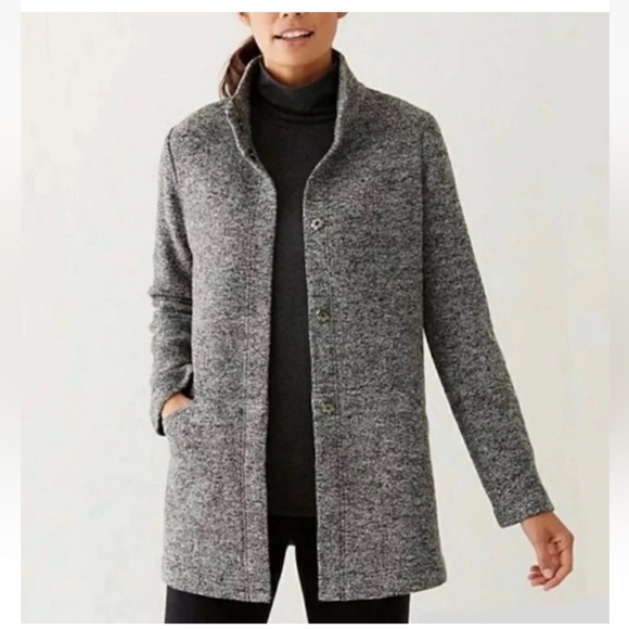 J. Jill Sweaters - Marled Boucle JJill Cardi Jacket Small